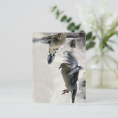 飛行中の平和な喪服 ポストカード (スタンド正面)