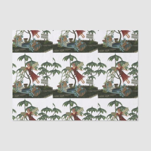 飛行中の歯の妖精 薄葉紙 (正面)