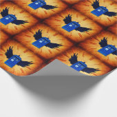 飛行中の清掃呼集箱 ラッピングペーパー (角)