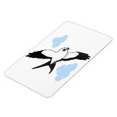 飛行中の燕尾凧 マグネット (左側)