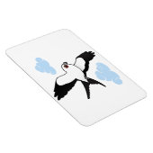 飛行中の燕尾凧 マグネット (右側)