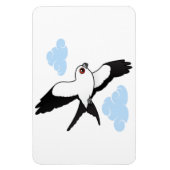 飛行中の燕尾凧 マグネット (縦)