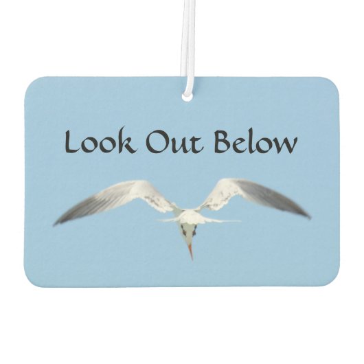 飛行中の王室のTernの下を見る カーエアーフレッシュナー (裏面)