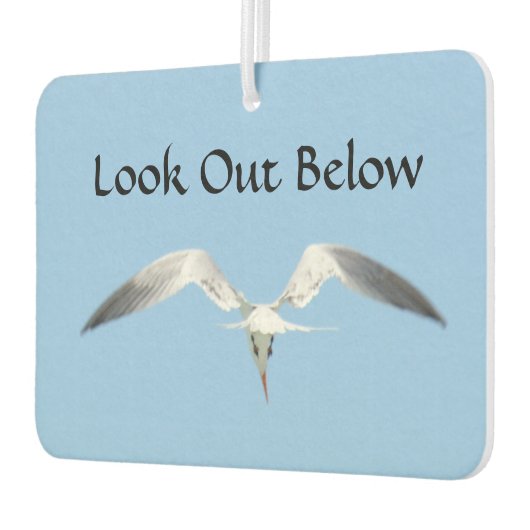 飛行中の王室のTernの下を見る カーエアーフレッシュナー (左)