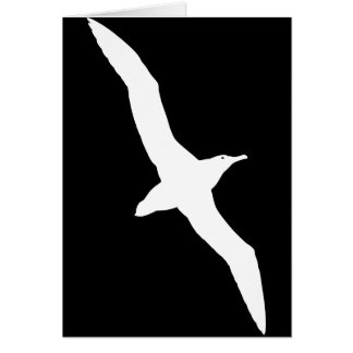 飛行中の白いアホウドリの鳥