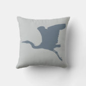 飛行中の白い鷲 クッション (裏面)