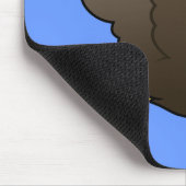 飛行中の白頭鷲 マウスパッド (コーナー)