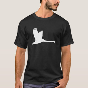 飛行中の白鳥 Tシャツ