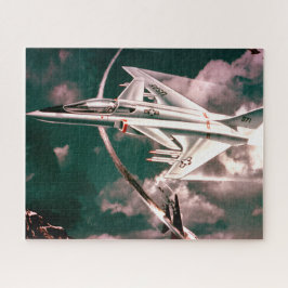 飛行中の米国空軍X-29A ATD ジグソーパズル