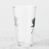 飛行中の素晴らしい青鷲 タンブラーグラス (右)