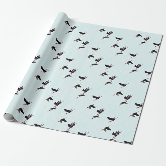 飛行中の虹彩の楔 ラッピングペーパー (アンロールド)