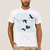 飛行中の虹彩の楔 Tシャツ (正面)