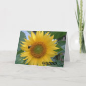 飛行中の蜂 カード (正面)