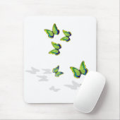 飛行中の蝶 マウスパッド (マウス)