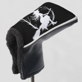 飛行中の魔女ゴルフヘッドカバー ゴルフヘッドカバー (3/4 正面)