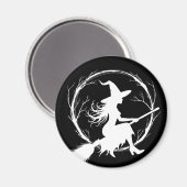 飛行中の魔女 マグネット (正面/裏面)