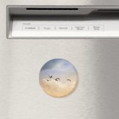 飛行中の鳥の群れ マグネット (インサイチュ (食洗機))