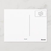 飛行中の鳥はがき ポストカード (裏面)