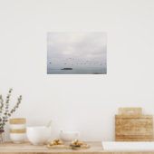 飛行中の鳥ポスター ポスター (キッチン)