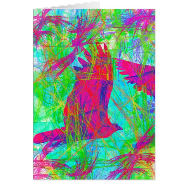 飛行中の鳥 (正面)