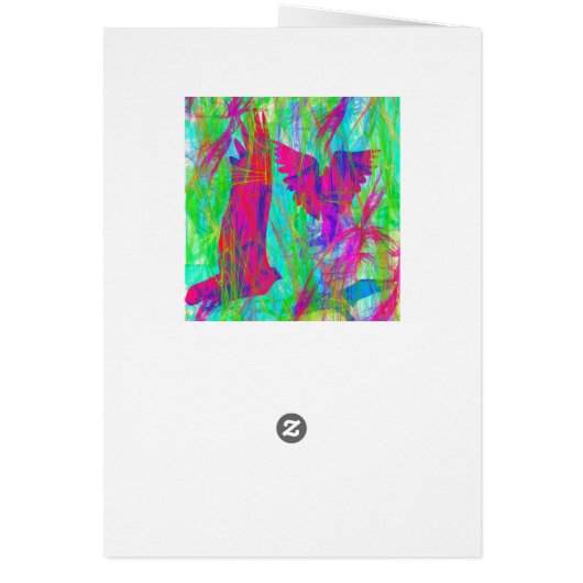 飛行中の鳥 (裏面)