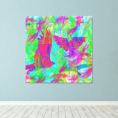 飛行中の鳥 キャンバスプリント (インサイチュ (ウッドフロア))