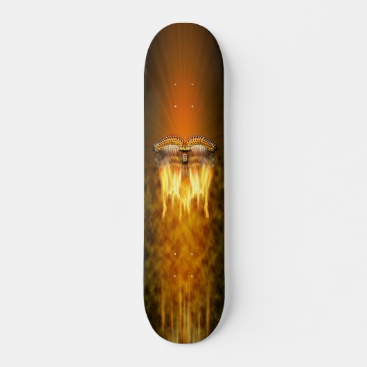 飛行中の鳥 スケートボード (正面)