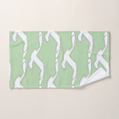 飛行中の鳥 ホームバスアクセサリー ミント バスタオルセット (ハンドタオル)