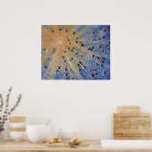 飛行中の鳥 ポスター (キッチン)