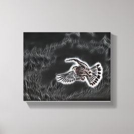 「飛行中の鳥：自由の交響曲」 キャンバスプリント