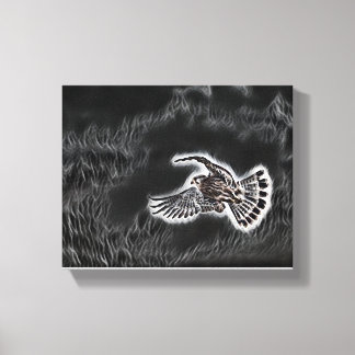 「飛行中の鳥：自由の交響曲」 キャンバスプリント