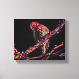 「飛行中の鳥：自由の交響曲」 キャンバスプリント