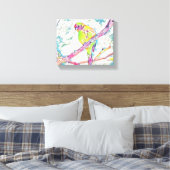 「飛行中の鳥：自由の交響曲」 キャンバスプリント (インサイチュ (寝室))