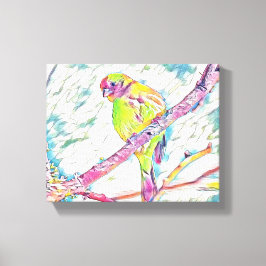 「飛行中の鳥：自由の交響曲」 キャンバスプリント