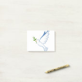 飛行中の鳩 ポストイット (デスク上)