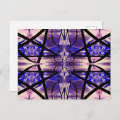 飛行中の黄昏の蝶 ポストカード (正面/裏面)