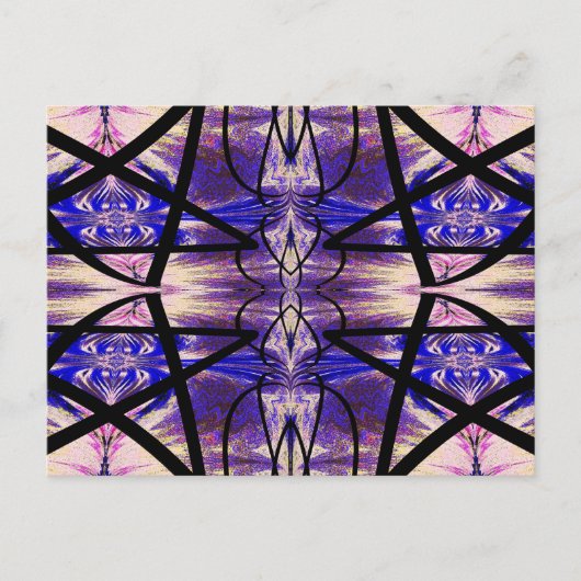 飛行中の黄昏の蝶 ポストカード (正面)