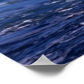 飛行中の黒褐色のアホウドリ ポスター (角)