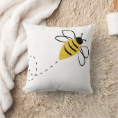 飛行中の《昆虫》マルハナバチ クッション (ブランケット)