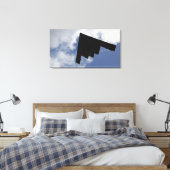 飛行中のA B-2精神 キャンバスプリント (インサイチュ (寝室))