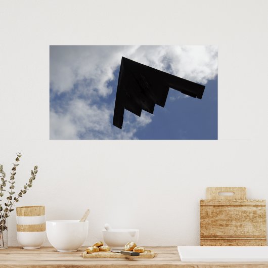 飛行中のA B-2精神 ポスター (キッチン)