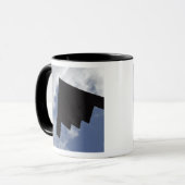 飛行中のA B-2精神 マグカップ (正面左)