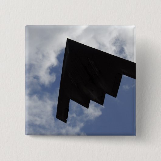 飛行中のA B-2精神 缶バッジ (正面)