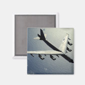 飛行中のB-52ストラトフォートレス マグネット (正面/裏面)