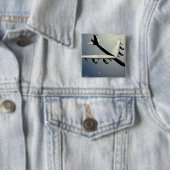 飛行中のB-52ストラトフォートレス 缶バッジ (インサイチュ)