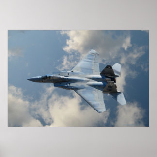 飛行中のF-15ワシ ポスター