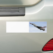 飛行中のF-16雷鳥 バンパーステッカー (車上)