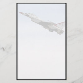 飛行中のF-16雷鳥 便箋