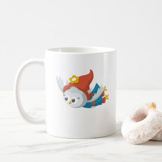 飛行中のGreww -冒険は待ちます! コーヒーマグカップ (ドーナツ)