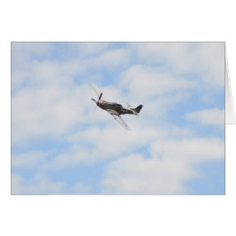飛行中のP51ムスタング